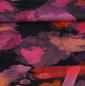 Preview: Viskose Druck Kleckse rosa violett orange – ECOVERO™